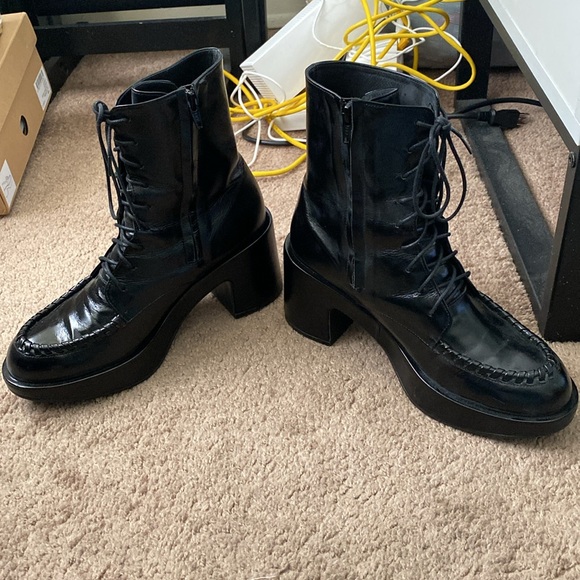 Reike Nen Cording Platform Boots In Black. Size EU 39 or US 8.5. - Picture 4 of 6